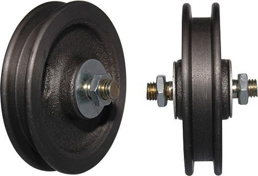 Actual product image HBS Betz Sliding gate roller 120 mm steel galvanised 100 kg 11/13 mm