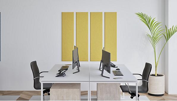 Produktbild eurokraft basic Akustik-Wandplatte (120 x 120 cm)