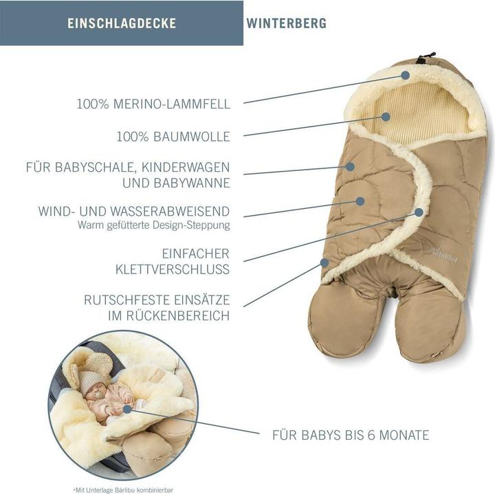 Image du produit Fellhof Lammfell-Einschlagdecke Winterberg