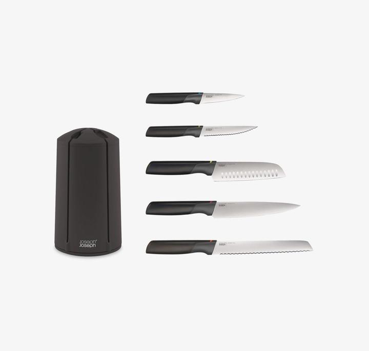 Image du produit Joseph Joseph Bloc à couteaux équipé 5 pcs. ELEVATE KARUSSELL Noir