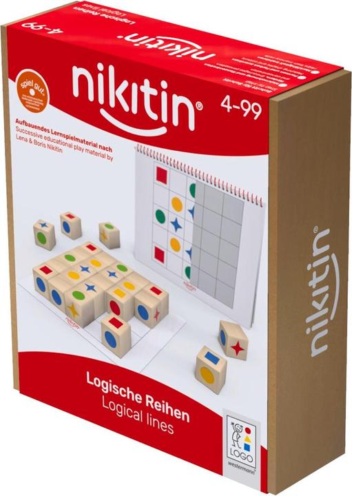 Actual product image The Nikitin material. N8 Logical rows (German, 4 - 8.25 years)