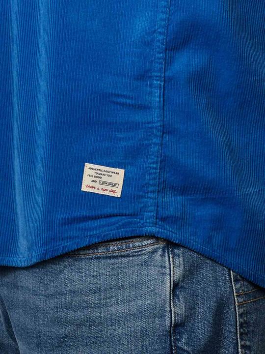 Actual product image Scotch & Soda Essential Corduroy Shirt Blue (M)