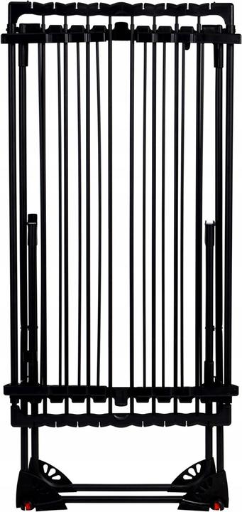 Produktbild Promis SORRENTO Wäschetrockner ausziehbar + 2 Flügel schwarz (7.20 m)