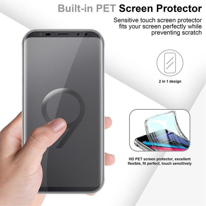 Produktbild Cadorabo TPU 360 Grad Case Cover (Samsung Galaxy S9+)