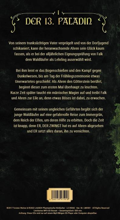 Image du produit Ahren : Le 13e paladin volume I (Torsten Weitze, Allemand)