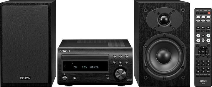 Denon D-M41 - Home-Audio-Minisystem - Schwarz - 60 W - 2-Wege - 12 cm - 2,5 cm (Bluetooth, CD Player, 1x 60 W)