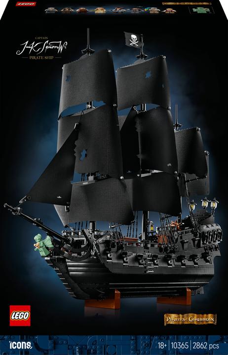 Produktbild LEGO Captain Jack Sparrows Piratenschiff (10365, LEGO Icons)