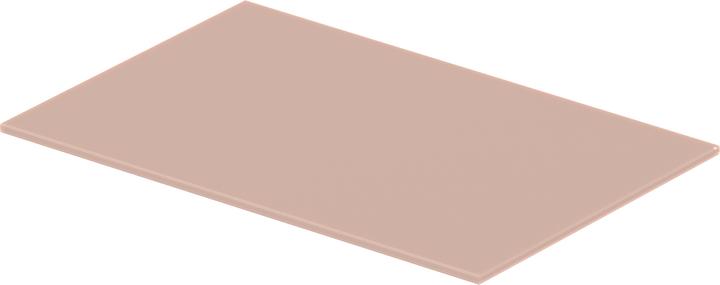 Image du produit Duravit Insert en verre DURASQUARE p Console métallique 003109/110 apricot pearl