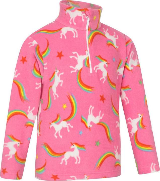 Immagine prodotto Mountain Warehouse Felpa in Pile Stampato Mezza Cerniera Bambini (116)