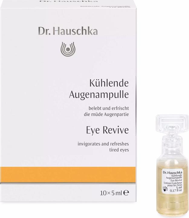 Dr. Hauschka Cooling eye ampoule 10 x 5 ml (Eye care serum, 50 ml)