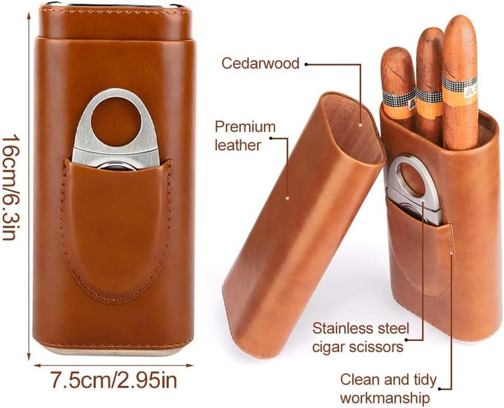Actual product image Aoreun Cigar case