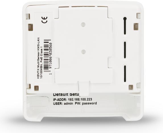 Kentix MultiSensor mit Ethernet (PoE) und PIR-Sensor (360°), weiss