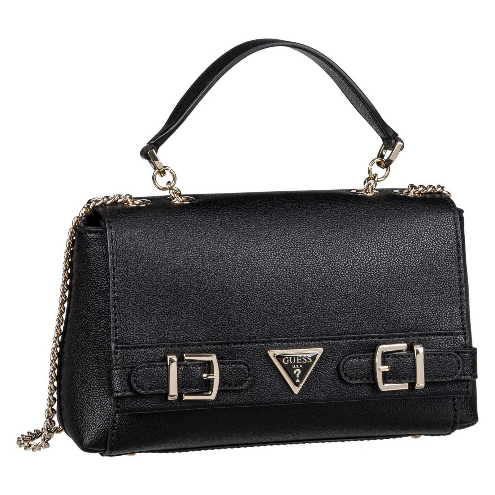 Guess, Unisex, Handtas, Eco Ali Schultertasche 27 Cm, Zwart