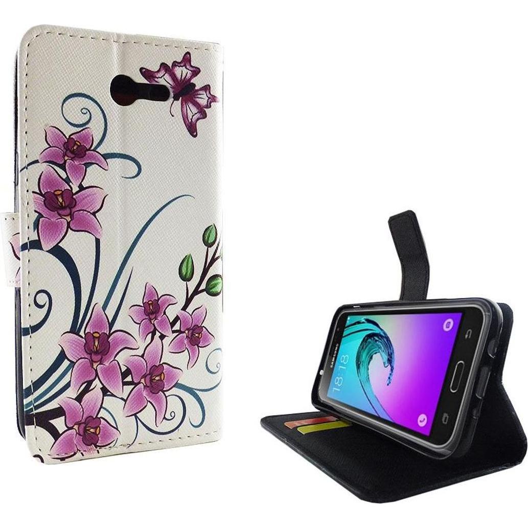 König Design Schutz Handy Hülle für Samsung Galaxy J3 Emerge Case Cover Tasche Wallet Etui (Samsung Galaxy J3 Emerge), S...