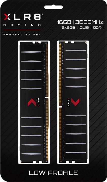 Image du produit PNY DDR4-RAM XLR8 Low Profile 3600 MHz 2x 8 GB (2 x 8GB, 3600 MHz, RAM DDR4, DIMM)