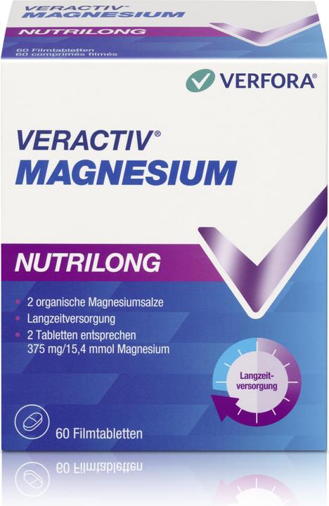 Actual product image Veractiv Magnesium Nutrilong (60 Piece, Pills, 117 g)