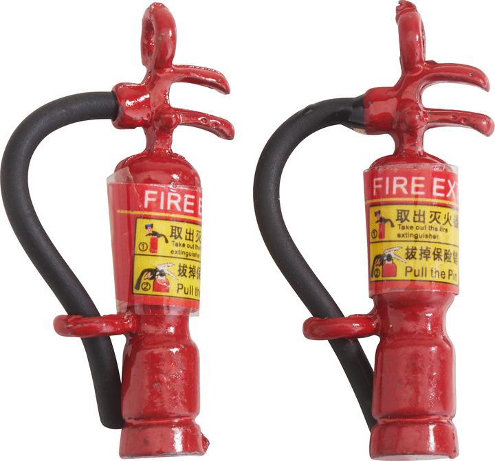 Actual product image Hobby Fun Mini utensils fire extinguisher 3.5 cm