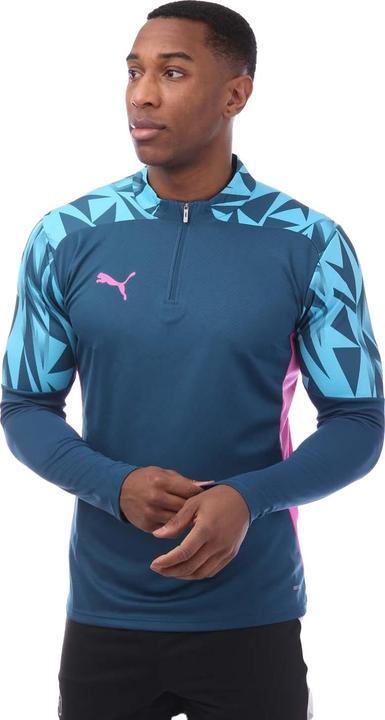Actual product image Puma Mens Individual Final Quarter Zip Training Top (L)