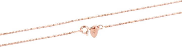 Beneto Gold-plated silver chain Anker AGS1286-ROSEGOLD - Length: 42 cm (L)
