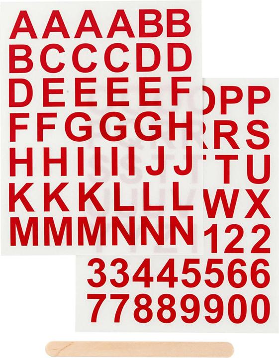 Actual product image Creativ Company Rub-on letters & numbers