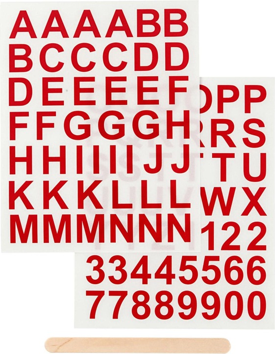 Produktbild Creativ Company Rub-on Buchstaben & Zahlen