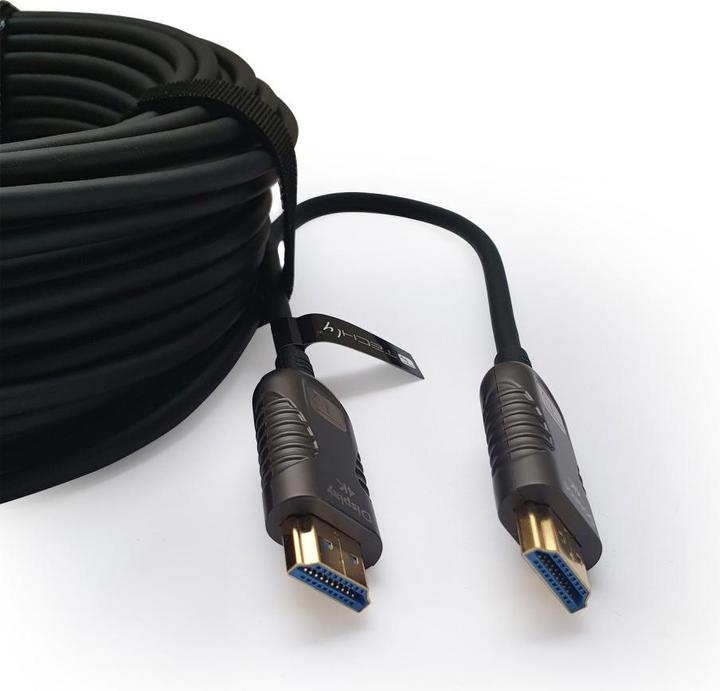 Actual product image Techly HDMI AOC Fiber Optic Cable (70 m)