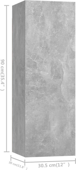 Immagine prodotto VidaXL Titan (30,5 x 30 x 90 cm)