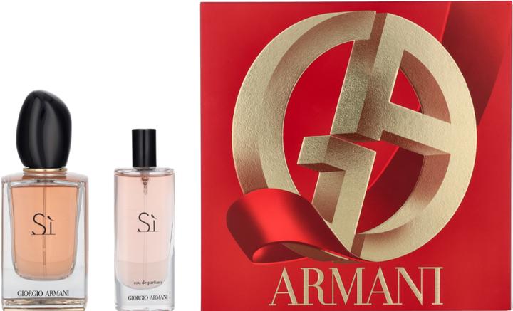 Immagine prodotto Giorgio Armani Si Eau de Parfum Gift Set 2023 50ml EDP and 15ml Travel Spray (Set di profumi)