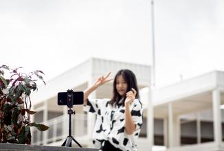 Actual product image Fotopro tripod tripod with telescopic handle (TL-601 + SJ-85)