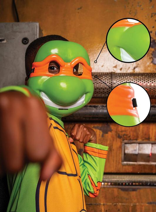Actual product image Rubies Teenage Mutant Ninja Turtles – Michelangelo Maske für Kinder