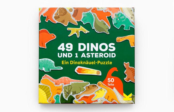 Actual product image 49 dinos and 1 asteroid (German)