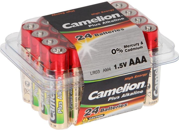 Actual product image Camelion Micro (AAA) battery alkaline ma (24 pcs., AAA, 1250 mAh)