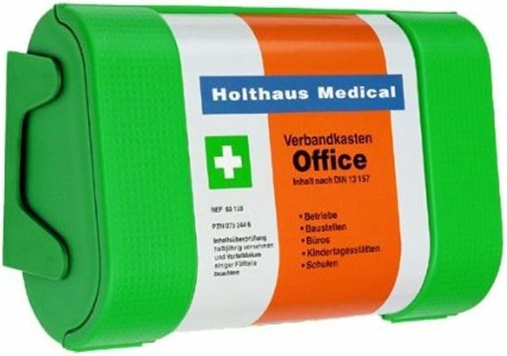 Actual product image Holthaus Medical First Aid Box Office DIN 13157 green (First aid box)
