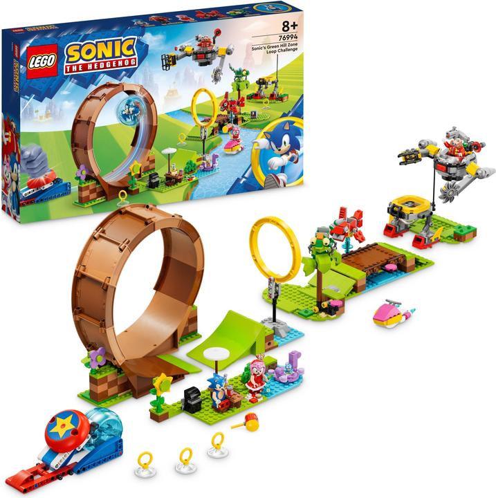 Produktbild LEGO Sonics Looping-Challenge in der Green Hill Zone (76994, LEGO Sonic)