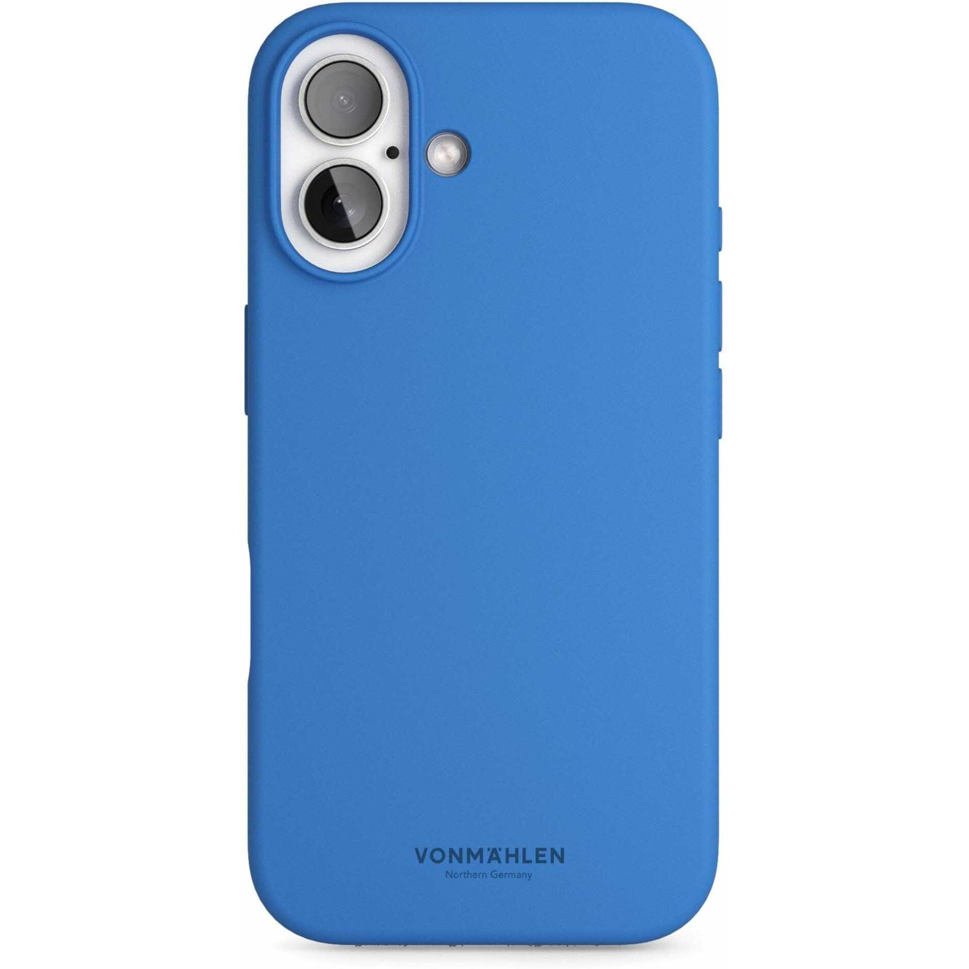 Vonmählen Soft Silicone Case for iPhone 16 Sky Captain (Apple iPhone 16), Smartphone Hülle, Blau