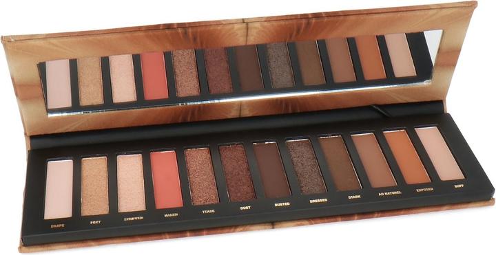 Actual product image W7 Buff Take 2 Pressed Pigment Palette Creamy Matte Shimmer Metallic Tones Neutrals Golds Coppers Pi (Buff Take 2)