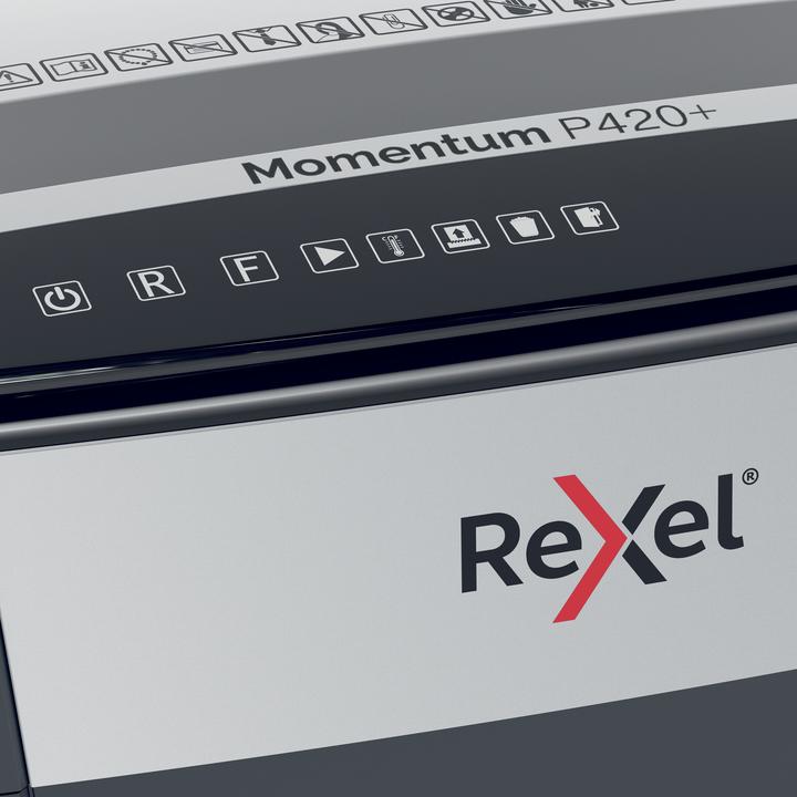 Image du produit Rexel Destructeur de documents Momentum P420+, 4 x 35 mm particules (Coupe de particules)