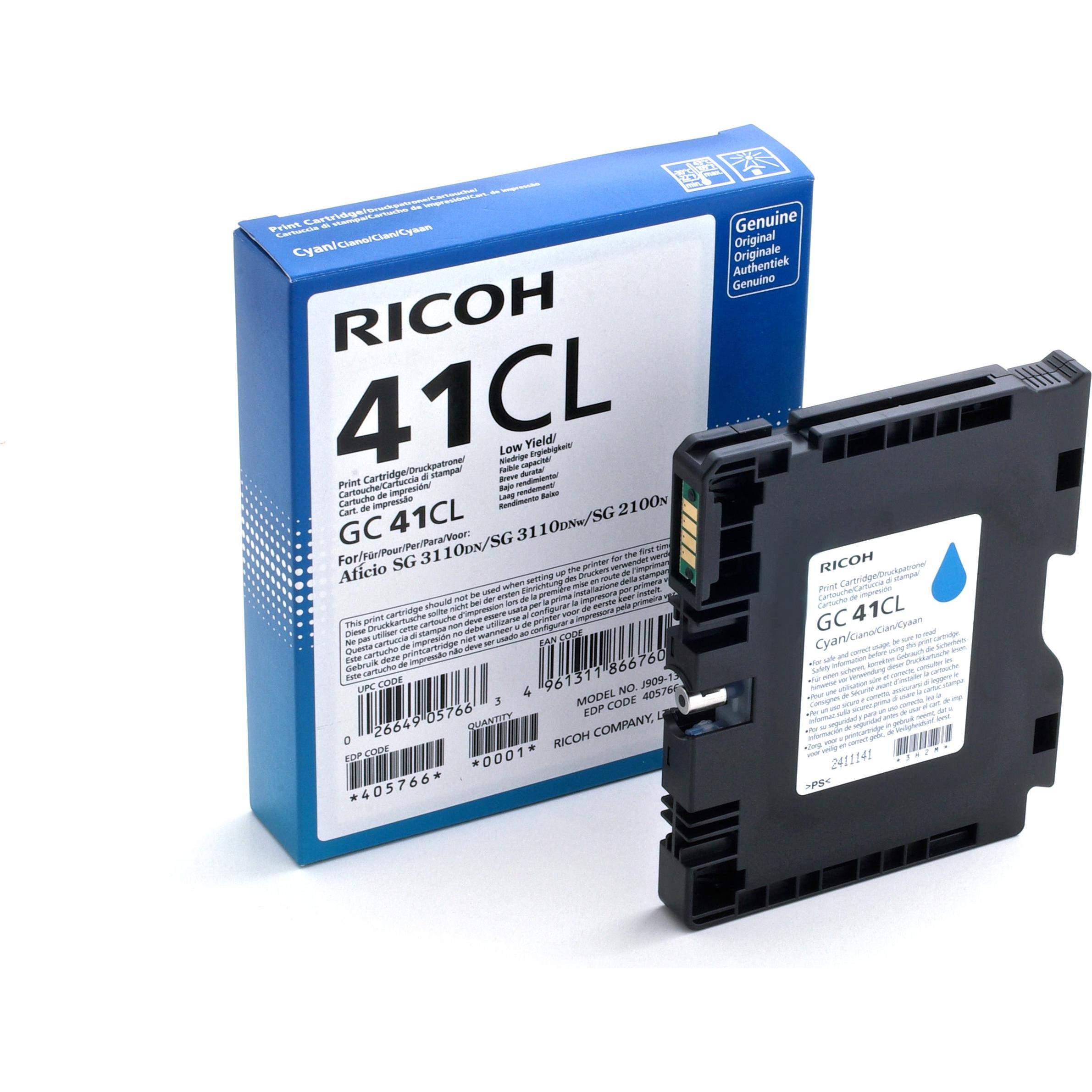 RICOH, Druckerpatrone, Gc 41 (C)