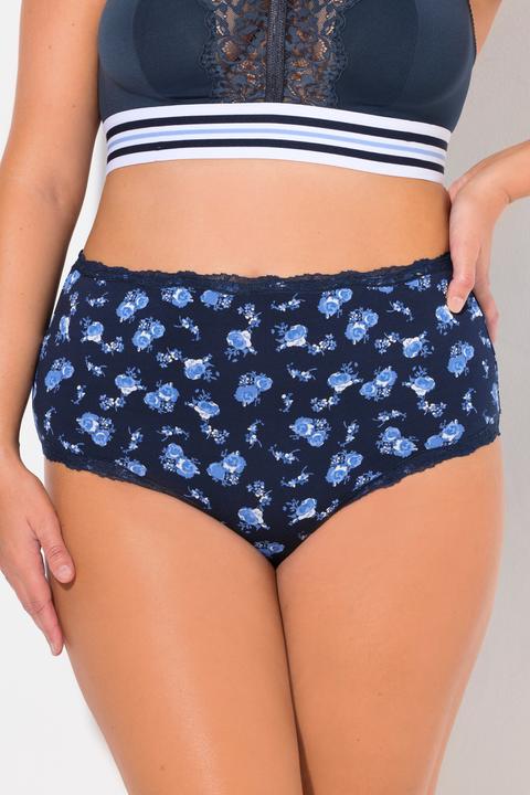 Immagine prodotto Ulla Popken Maxi slip in confezione da tre con orli con pizzo (42, 44, confezione da 3)