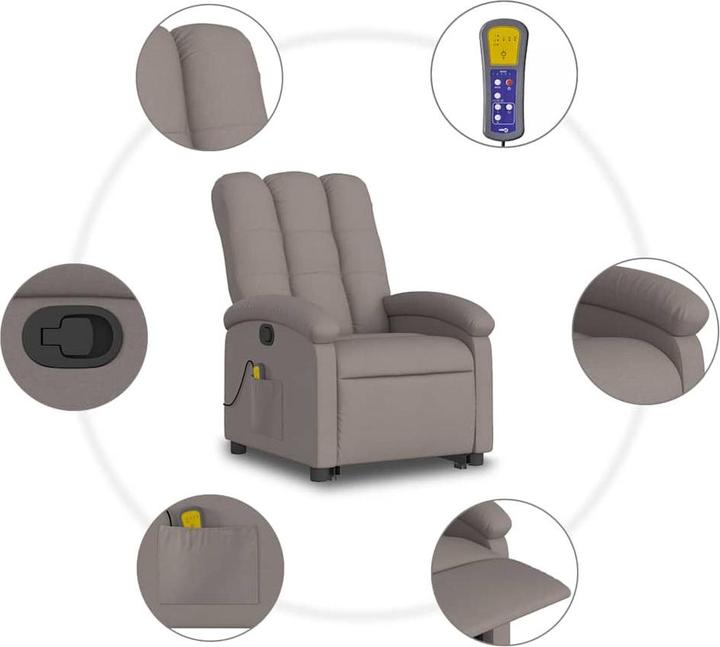 Image du produit vidaXL Massagesessel mit Aufstehhilfe