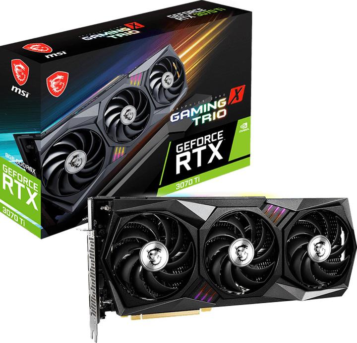 Productafbeelding MSI GeForce RTX 3070 Ti GAMING X TRIO 8G (8 GB)
