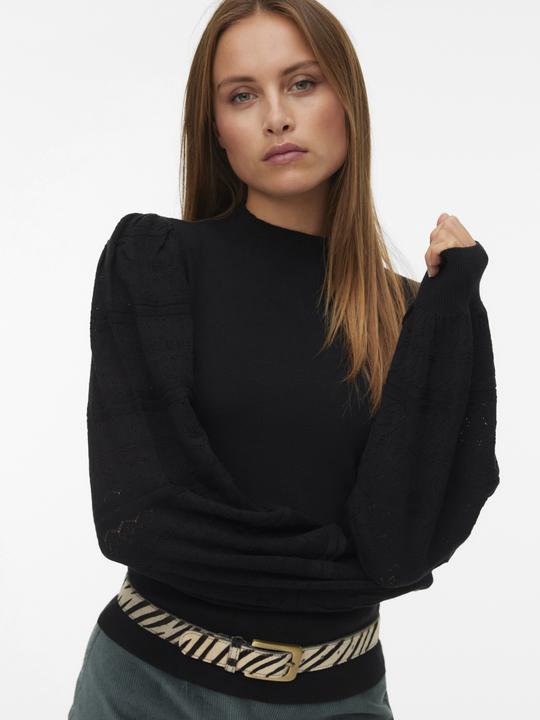 Actual product image Vero Moda Vmnewlimone Ls Highneck Pullover Boo (XL)