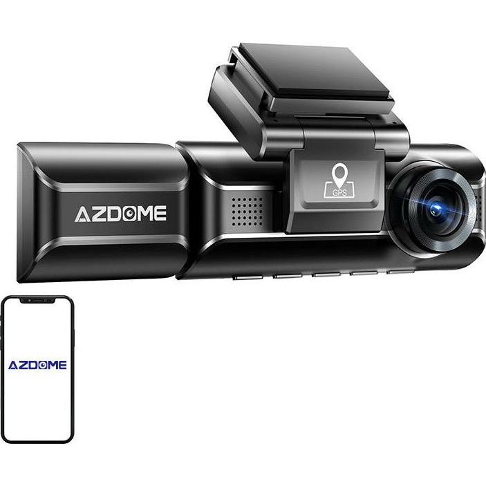 AZDome M550 Max 4K Car Camera (WiFi, Ricevitore GPS, Accelerometro, 4K), Dashcam