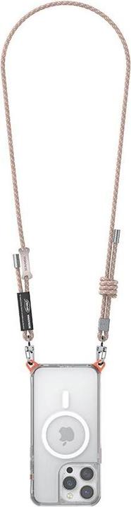 Actual product image Skinarma Dyno Universal phone lanyard birch