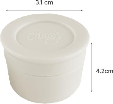 Actual product image Citron Set of 2 x Saucer cups Blush Pink/Cream