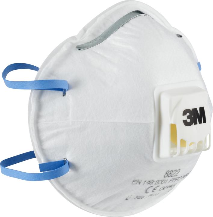 Actual product image 3M Particle mask 8822 PRO5 (FFP2, 5 x)
