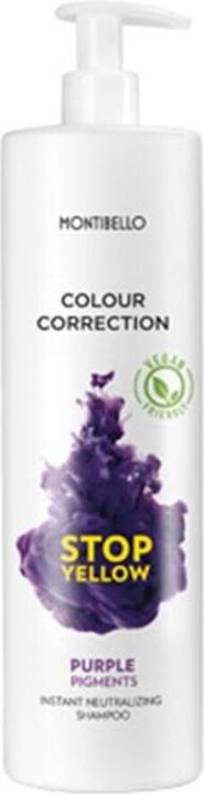 Produktbild Montibello Shampoo Colour Correction Stop Yellow Kapazität: 1000 ml (1000 ml, Flüssiges Shampoo)