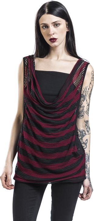 Produktbild RED by EMP 2 in 1 Double Layer Stripe Mesh Top (S)