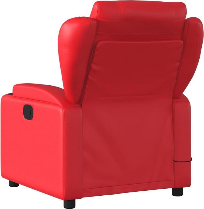 Image du produit vidaXL Fauteuil de massage rouge en similicuir,Couleur : rouge,Matériau : similicuir