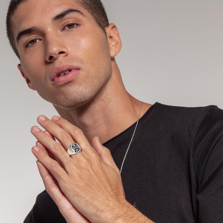 Immagine prodotto Thomas Sabo Anello bussola nero (62, 925 Argento)